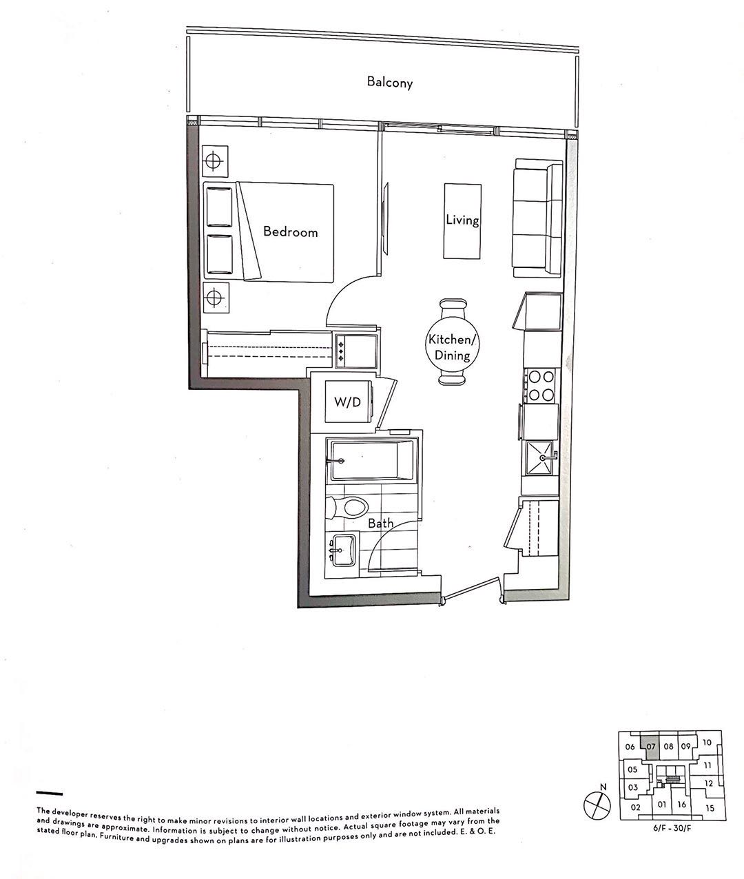 Downtown Toronto 1 Bed Room Condo for Rent $1600 monthly