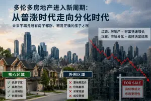 多伦多房地产从普涨时代走向真正的分化时代