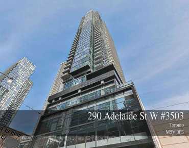 
#3503-290 Adelaide St W Waterfront Communities C1  beds 1 baths 0 garage 448888.00        