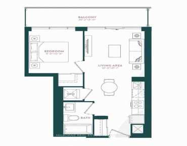 
            #3009-5 Defries St Regent Park 1睡房1卫生间0车位, 出售价格661990.00加元                    