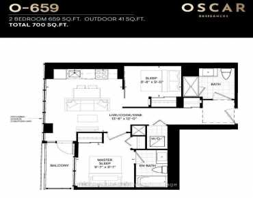 #804-500 Dupont St Annex 2睡房2卫生间车位, 出售价格600000.00加元