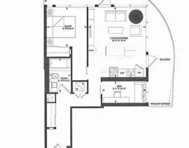 
#2205-197 Yonge St Church-Yonge Corridor 1 beds 1 baths  garage 639888.00        