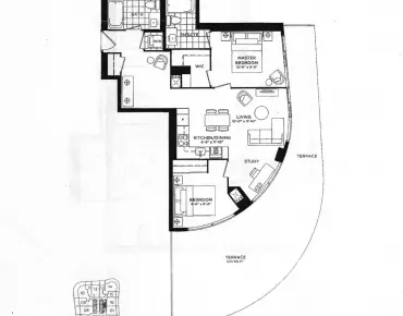 #703-11 Wellesley St W Bay Street Corridor 2睡房2卫生间1车位, 出售价格880000.00加元