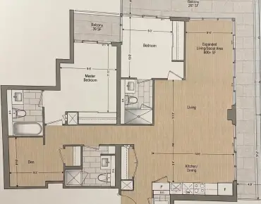 
            #1419-60 Princess St Waterfront Communities C8 3睡房3卫生间2车位, 出售价格1099000.00加元                    