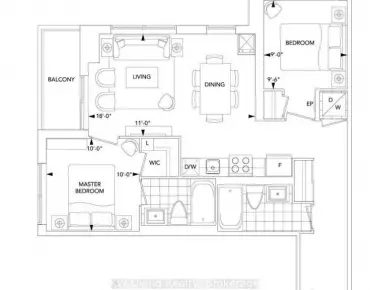 
            #1109-18 Graydon Hall Dr Parkwoods-Donalda 2睡房2卫生间1车位, 出售价格638000.00加元                    