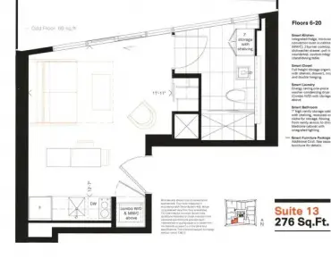 #1616-215 Queen St W Waterfront Communities C1 睡房1卫生间车位, 出售价格362250.00加元