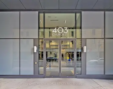 
#2307-403 Church St Church-Yonge Corridor 1 beds 1 baths  garage 496369.00        