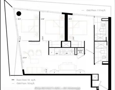
#905-215 Queen St University 3 beds 2 baths 1 garage 758000.00        