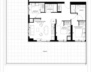 
#1512-8 Widmer St Waterfront Communities C1 3 beds 2 baths  garage 825000.00        