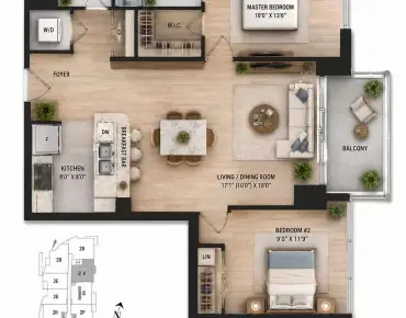 
#311-35 Hollywood Ave Willowdale East 2 beds 2 baths 1 garage 588000.00        