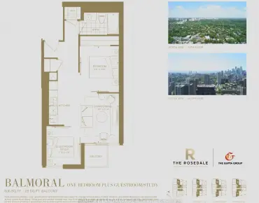 
#5501-395 Bloor St S North St. James Town 1 beds 1 baths  garage 539900.00        