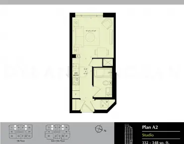 #702-88 Scott St Church-Yonge Corridor 睡房1卫生间车位, 出售价格349900.00加元