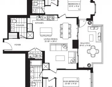 #1201-4050 Yonge St Bedford Park-Nortown 2睡房3卫生间车位, 出售价格1995990.00加元