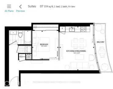 
#2307-403 Church St Church-Yonge Corridor 1 beds 1 baths  garage 449000.00        