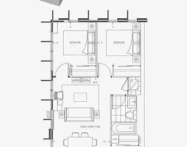 
#805-50 McCaul St Kensington-Chinatown 2 beds 1 baths 1 garage 708000.00        