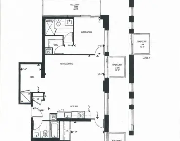 #706-297 College St Kensington-Chinatown 2睡房2卫生间车位, 出售价格788000.00加元