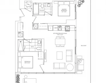 
            #3507-138 Downes St Waterfront Communities C8 2睡房2卫生间车位, 出售价格918000.00加元                    
