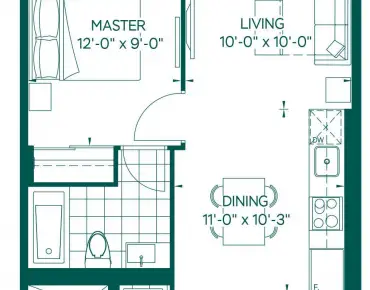 
            #1206-32 Forest Manor Rd Henry Farm 1睡房2卫生间1车位, 出售价格589000.00加元                    