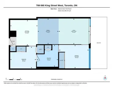 
#708-560 King St W Waterfront Communities C1 1 beds 1 baths  garage 649800.00        