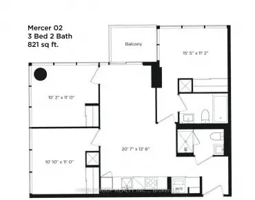 #1202-55 Mercer St Waterfront Communities C1 3 beds 2 baths 1 garage 999000.00