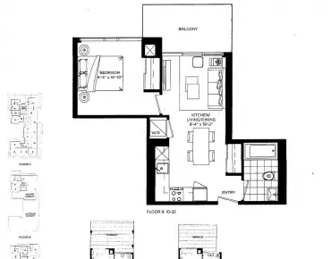 #1207-50 O'Neill Rd Banbury-Don Mills 1睡房1卫生间1车位, 出售价格409000.00加元