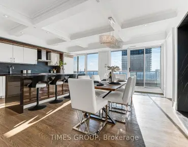 #2302-500 Sherbourne St North St. James Town 3睡房3卫生间2车位, 出售价格2500000.00加元