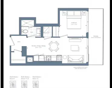 
            #903-215 lakeshore Blvd E Waterfront Communities C8 1睡房1卫生间车位, 出售价格450000.00加元                    
