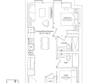 #302-100 Queen St E Church-Yonge Corridor 1睡房2卫生间车位, 出售价格531000.00加元