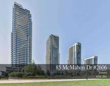 
#2606-85 Mcmahon Dr Bayview Village 2 beds 2 baths 1 garage 920000.00        