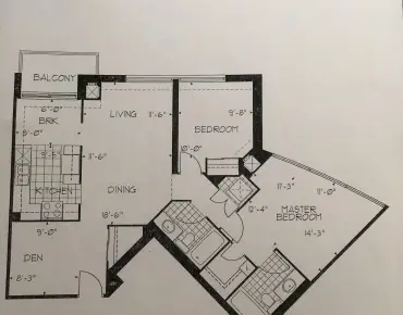
            #715-83 Borough Dr Bendale 2睡房2卫生间2车位, 出售价格599900.00加元                    