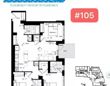 
#105-8 Water Walk Dr Unionville 3 beds 3 baths 1 garage 899000.00        