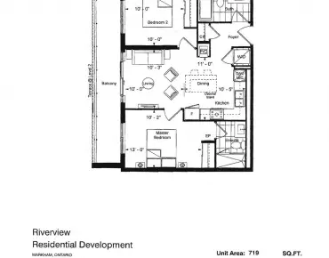 #717-38 Water Walk Dr Unionville 2 beds 2 baths 1 garage 699000.00