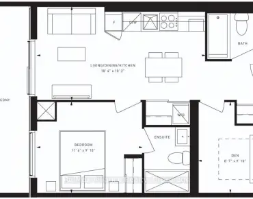 
#5503-7890 Jane St Vaughan Corporate Centre 1 beds 2 baths  garage 429900.00        