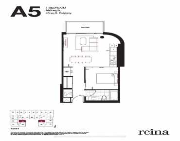 #526-689 The Queensway N/A Stonegate-Queensway 1睡房1卫生间车位, 出售价格549000.00加元