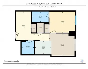 
#521-9 Mabelle Ave Islington-City Centre West 1 beds 2 baths 1 garage 485000.00        