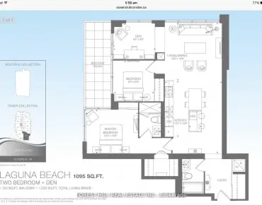 
            #3503-59 Annie Craig Dr Mimico 2睡房2卫生间1车位, 出售价格1228000.00加元                    