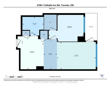 
            #2108-1 Valhalla Inn Rd Islington-City Centre West 1睡房1卫生间1车位, 出售价格429900.00加元                    