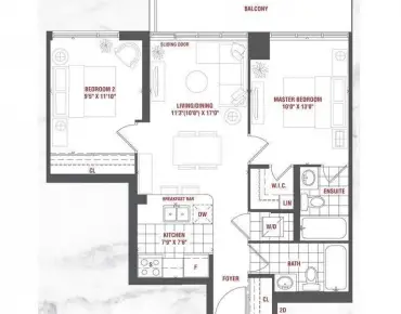 #217-339 Rathburn Rd W City Centre 2 beds 2 baths 1 garage 568800.00