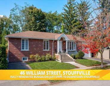 
46 William St Stouffville, Whitchurch-Stouffville 2 beds 3 baths 1 garage $1.15M